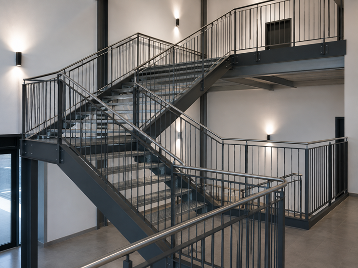 Treppengeländer aus Metall